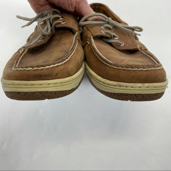 Sperry Classic Billfish Boat Shoe Dark Tan 13 - Picture 5 of 13